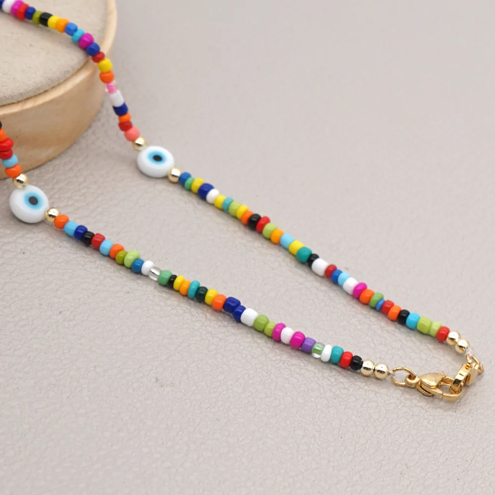 Цепочка для маски Go2Boho женская ювелирное изделие Турецкий Дурной глаз ожерелье с