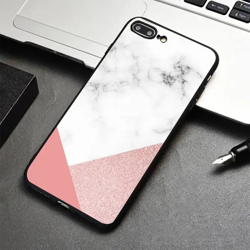 

Phone Case for iPhone 12 11 mini pro XS MAX 8 7 6 6S Plus X 5S SE 2020 XR Glitter Marble Love heart