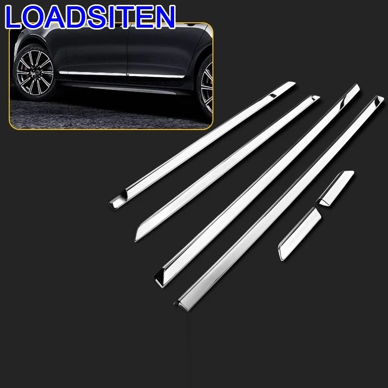 Automobile Modified Chromium Body Trunk Rear Panels Foot Pedal Exterior Sticker Strip Modification Covers 18 19 FOR Volvo S90 | Автомобили