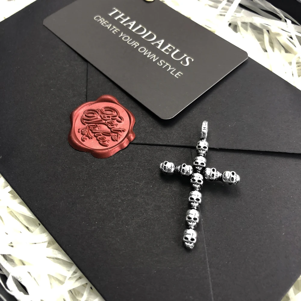 Кулон в виде Черепов Крест 2019 брендовые новые модные религиозные украшения