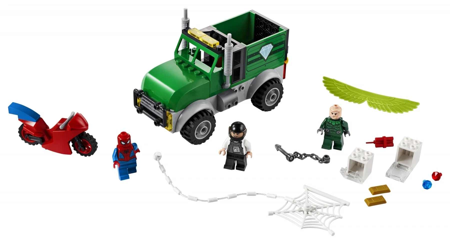 LEGO Marvel Super Heroes vulture and the robbery truck-76147 | Игрушки и хобби