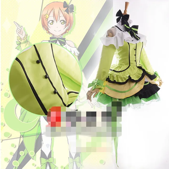Аниме Косплей костюм в стиле Love Live kira sensation Rin Hoshizora платье для пения женское A| |