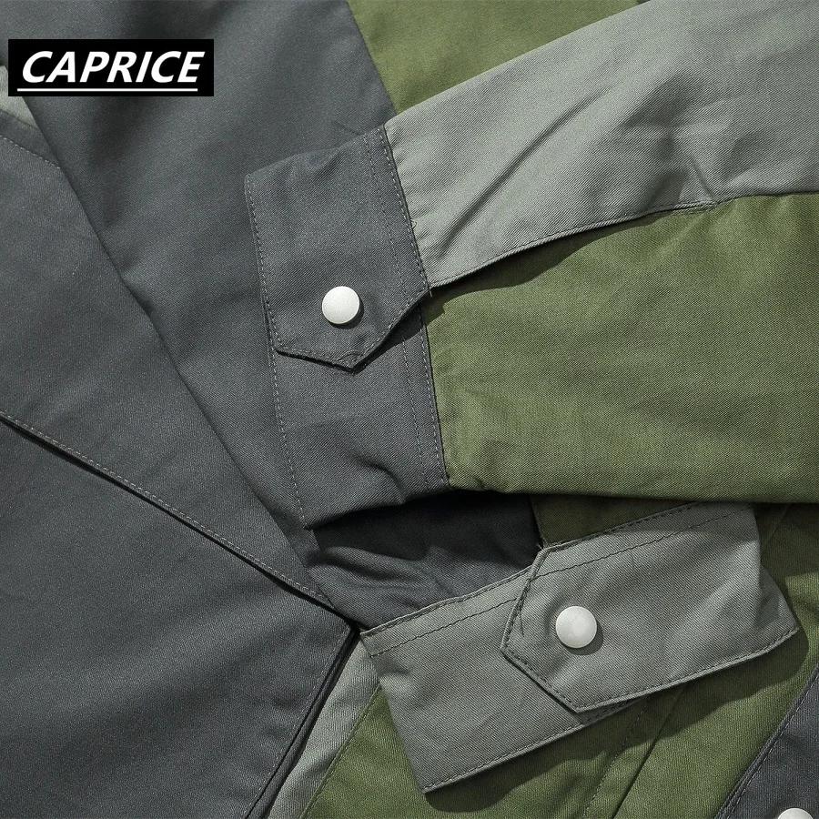 Цветной мужской Тренч в стиле пэчворк с часами Осень-зима 2019 модная повседневная