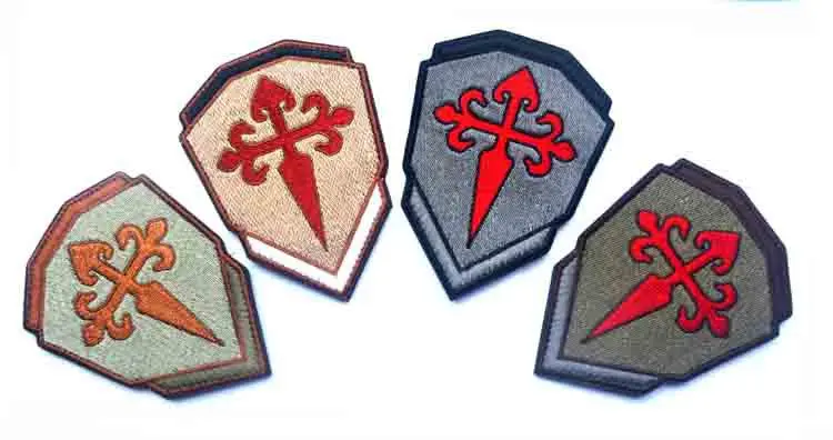 Мягкая вышитая нашивка для пальто Сантьяго Джеймс|patches embroidered|cross patchembroidered patch |