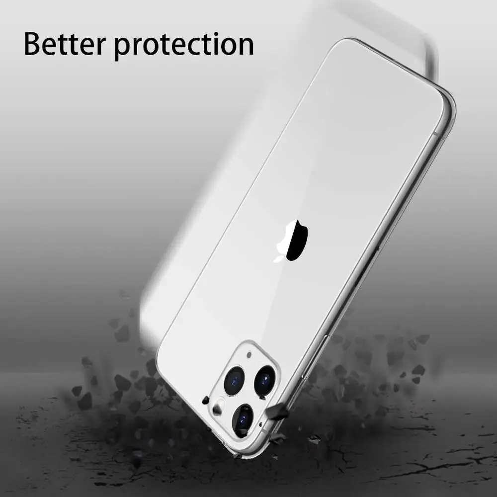 For iPhone 11 Pro Max Back Camera Protector Case On 2019 11Pro Metal Rear Lens Protective Ring Cover |