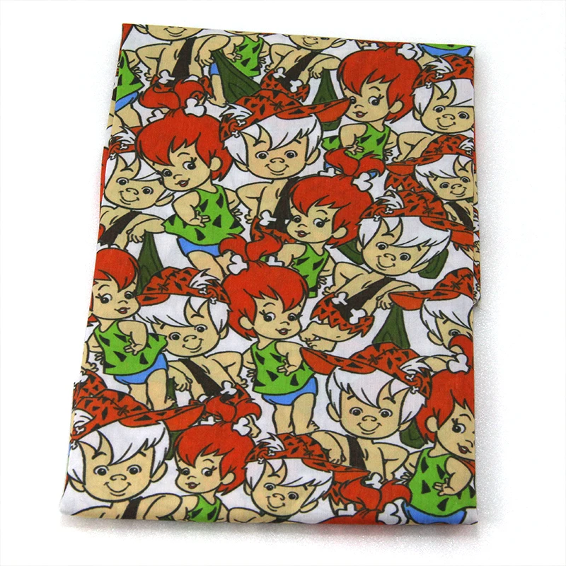 Мультяшная полиэфирная хлопковая ткань для пэчворка ткани швейная кукла