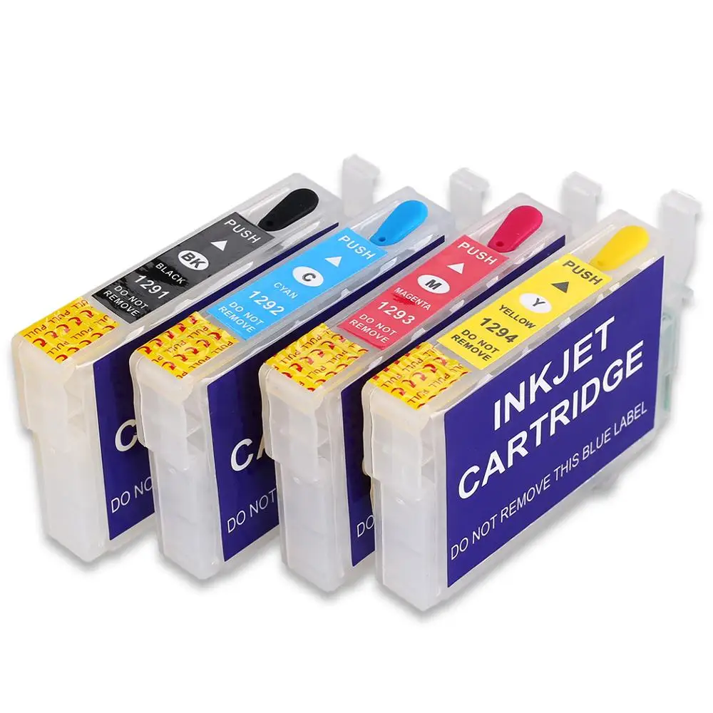 Многоразовые чернильные картриджи T1291 для Epson B42WD BX305F BX525WD BX535WD BX625FWD BX630FW BX635FWD BX925FWD