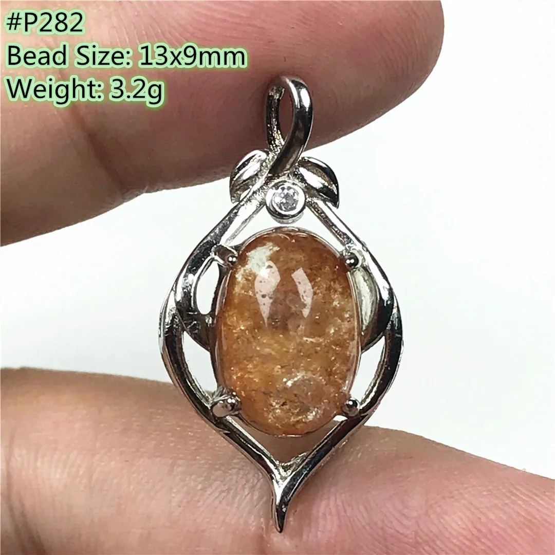 

Top Natural Phantom Quartz Necklace Pendant Jewelry For Women Men Beauty Luck Stone Healing Crystal Silver Beads Gemstone AAAAA