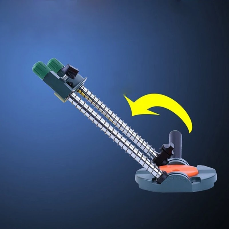 Precision Drill Guide Pipe Holder Stand Drilling with Adjustable Angle and Removable Handle Diy Tool | Инструменты