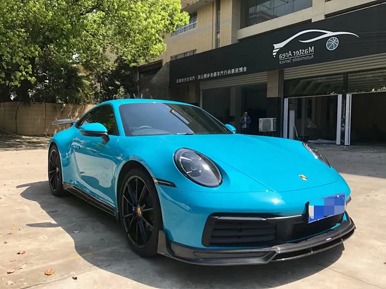 Подходит для нового Porsche 911 992 Модифицированная объемная маленькая Передняя