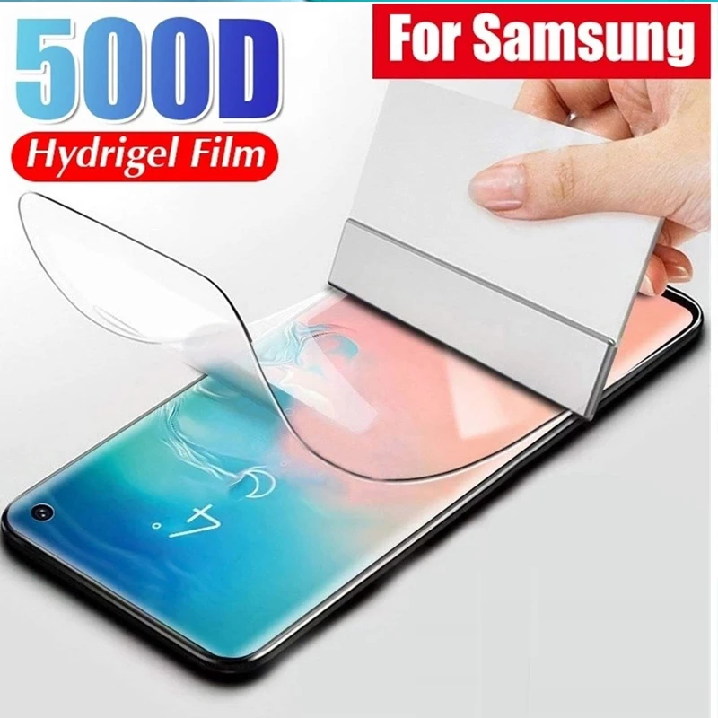 

Защитная Гидрогелевая пленка для Samsung J6, J4, A6, A8 Plus, A7 2018, S10e, S10 Plus 5G (не), защитная пленка для экрана