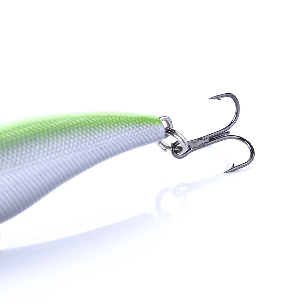

HENGJIA 2021 10Colors Floating Water Belt Ring Bead Plastic Mino 9Cm8g Fake Lure Minoruya Fishing Products Luya Black Fish Bait