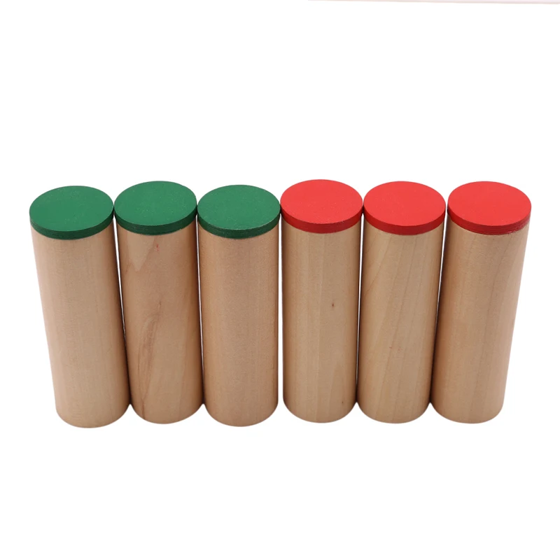 6 шт./комплект детские деревянные звуковые боксы Монтессори | Игрушки и хобби