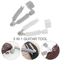 3 in 1 multifunctional guitar tools guitar string winder and cutter clippers bridge pin puller peg winder