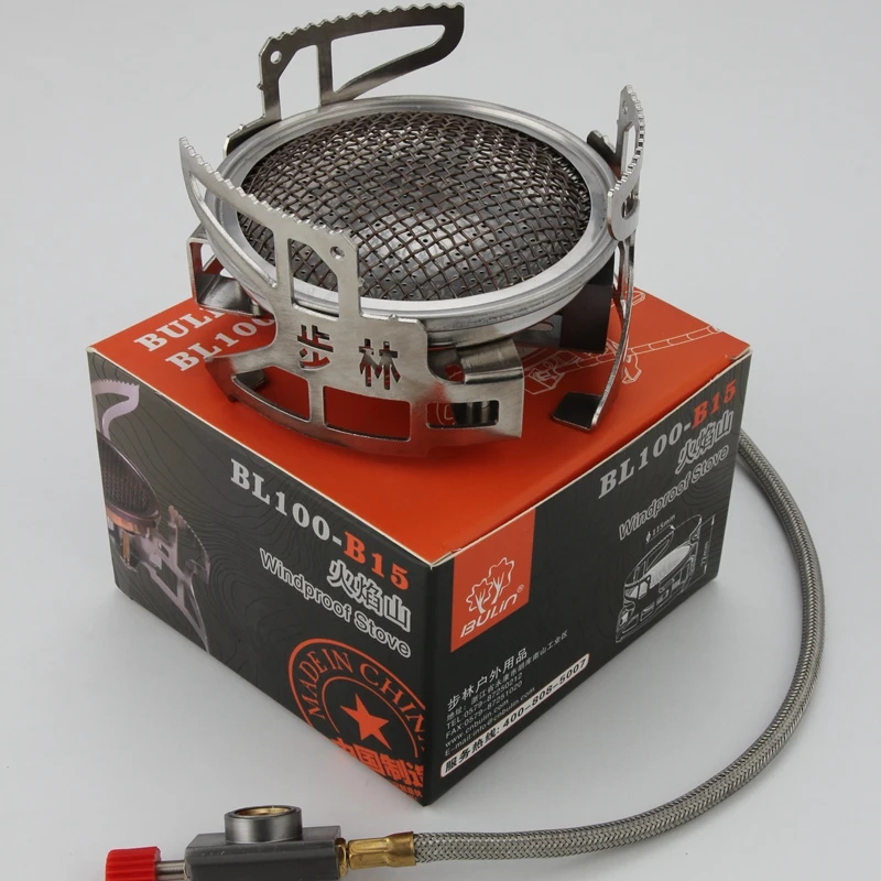 Газовая мини плита Bulin BL100 B15 ветрозащитная для кемпинга пикника|cooker extractor|cooker