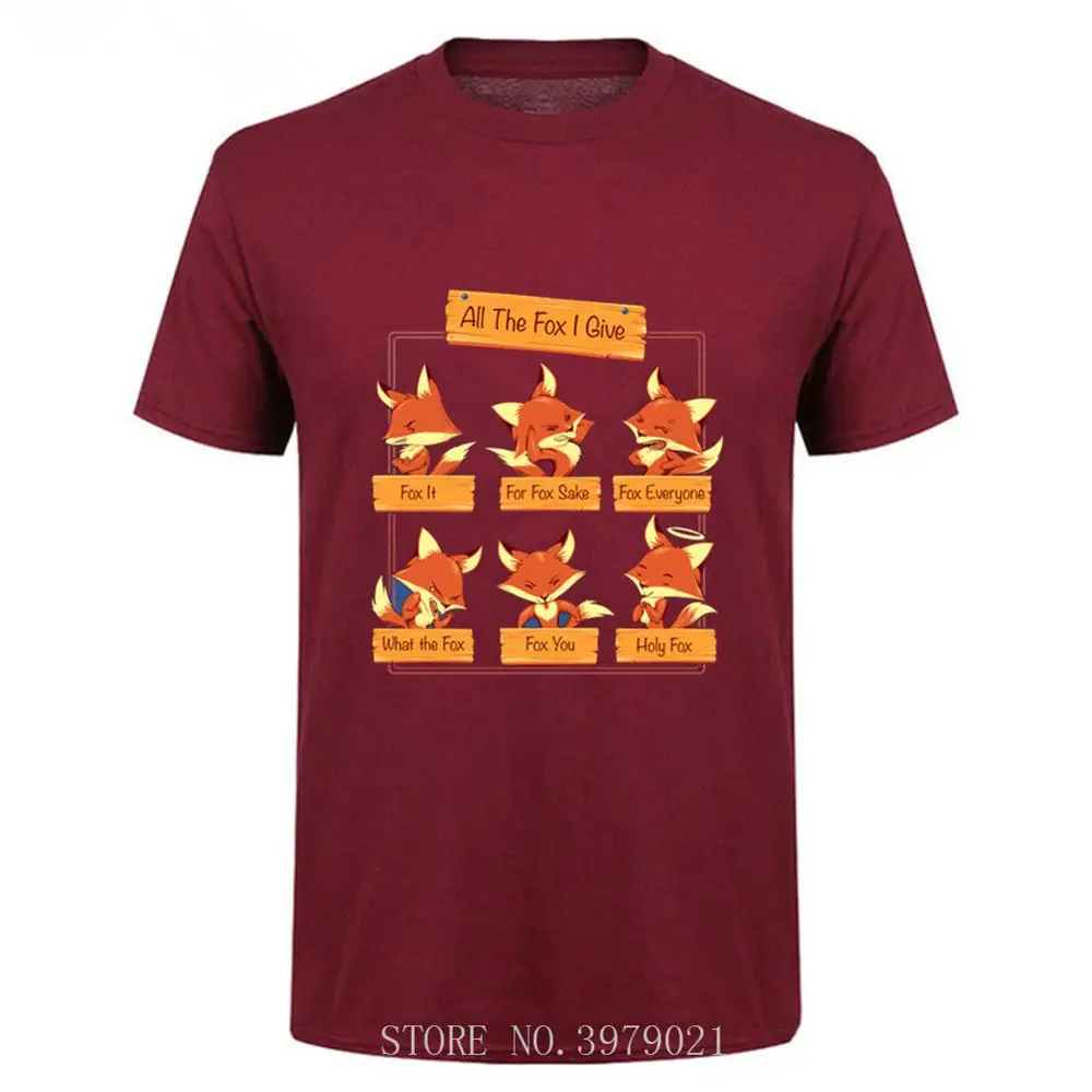 Все лиса я даю в стиле &quotхип хоп&quot создают принт футболка мужская мода