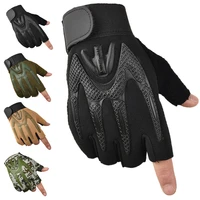 hot sale outdoor fingerless gloves half finger military army tactical gloves camo climbing cycling military tactical gloves