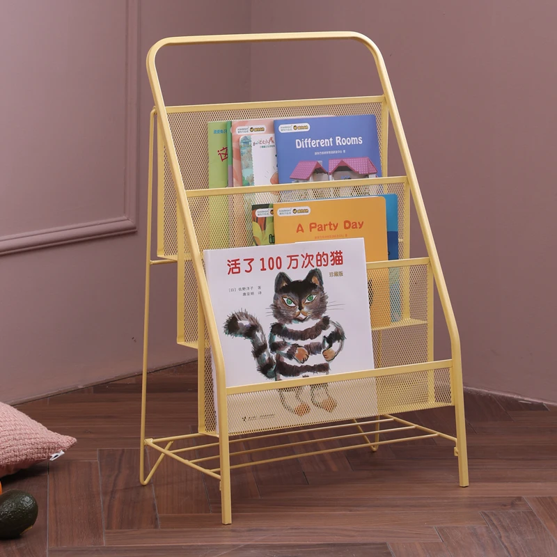 Скандинавский Железный художественный простой современный стеллаж маленькая