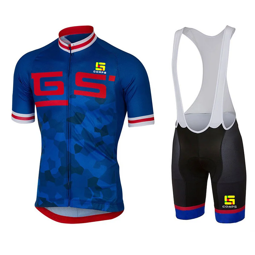 2019 Pro GS Bule велосипедные майки набор 9D Pad велосипедная одежда Ropa Ciclismo мужская