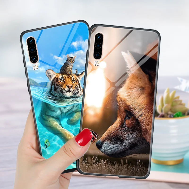 Глянцевый чехол для Huawei P40 Lite E P30 P20 PRO P10 P9 P Smart Z Plus 2018 2019 2020|cover for huawei|case huaweiphone cases |