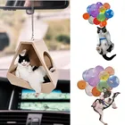 Мультяшная кошка собака Фотофон с красочным воздушным шаром креативный автомобильный кулон интерьерное украшение для автомобиля