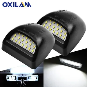 2 шт. светодиодные лампы для подсветки номерного знака для Cadillac Escalade Chevrolet Avala Silverado 1500 2500 3500 Suburban Tahoe GMC Sierra Yukon