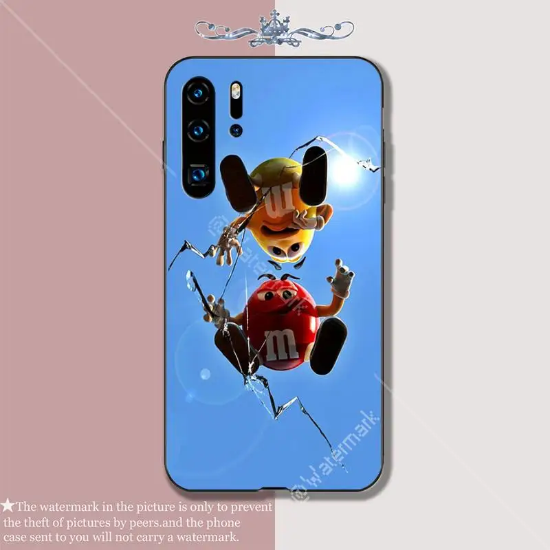 

Maiya M&Ms Chocolate Luxury Phone Case Coque For Huawei P20 P30 P40 Lite P20 P30 P40 Pro P Smart Z 2019 Silicone Cases Fundas