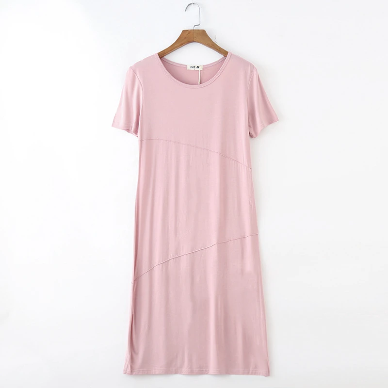 Нижняя длинная юбка одежда для сна Новинка лета платье из модала с коротким