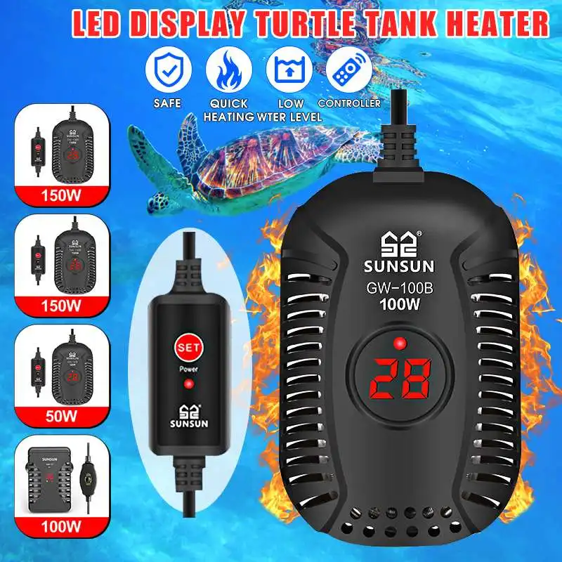 Светодиодный водонагреватель для аквариума 50 Вт/100 Вт/150 Вт светодиодный с