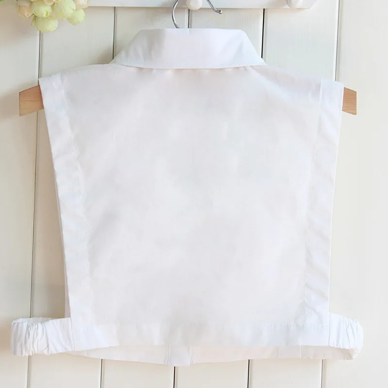 Женский жилет со съемным воротником Linbaiway вышитый искусственный воротник стразы|