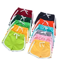 summer 1 6y children shorts for boys girls candy color cotton shorts toddler panties kids beach short sports loose shorts pants