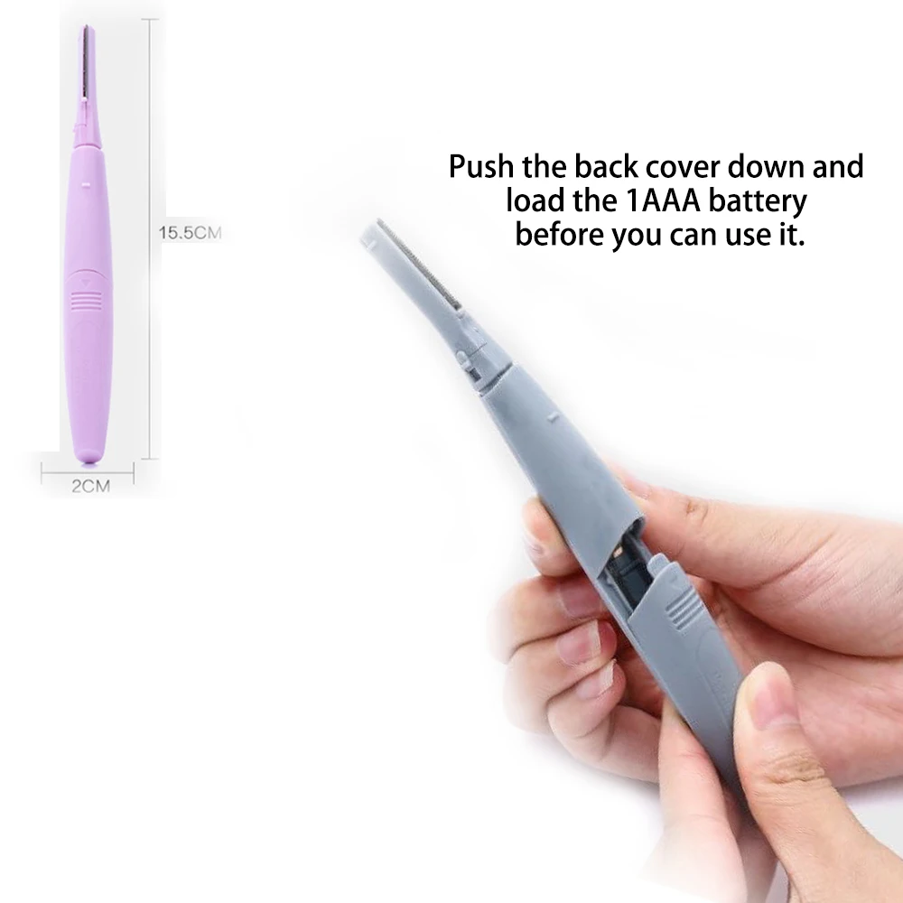 Мини электробритва для бровей триммер макияжа безболезненный эпилятор бритв