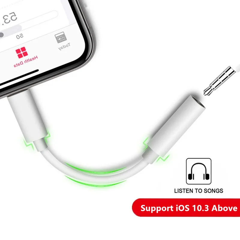 Контролируемый объем Aux Разветвитель для наушников конвертер Lightning/HDMI 3 5 мм Джек