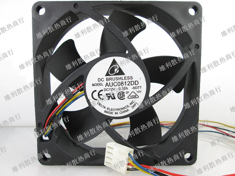 

Новый AUC0812DD 12V 0.50A 8CM 8020 4wirePWM защита двигателя охлаждение