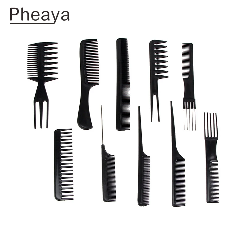 

Pheaya 2/4PCS Combs Barber Styling Tools Hairdressing Hair Brush Professional Scalp Care Anti-Static Salon Accessories