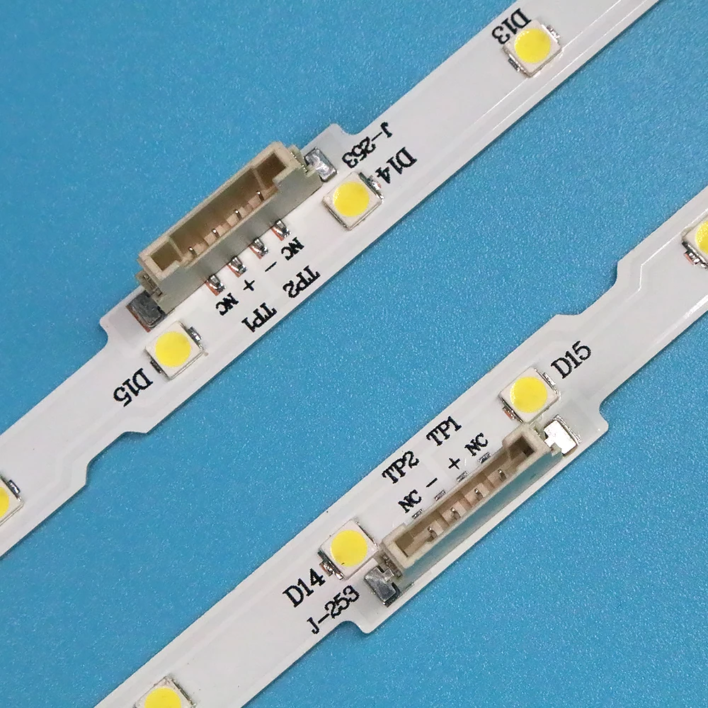 New 2 PCS 28LED LED backlight strip for Samsung UE43NU7100U AOT_43_NU7100F UE43NU7120U UE43NU7170U BN96-45954A UE43NU7100