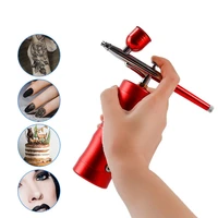 top 0 3mm mini air compressor kit air brush paint spray gun airbrush for nail art tattoo craft cake nano fog mist sprayer