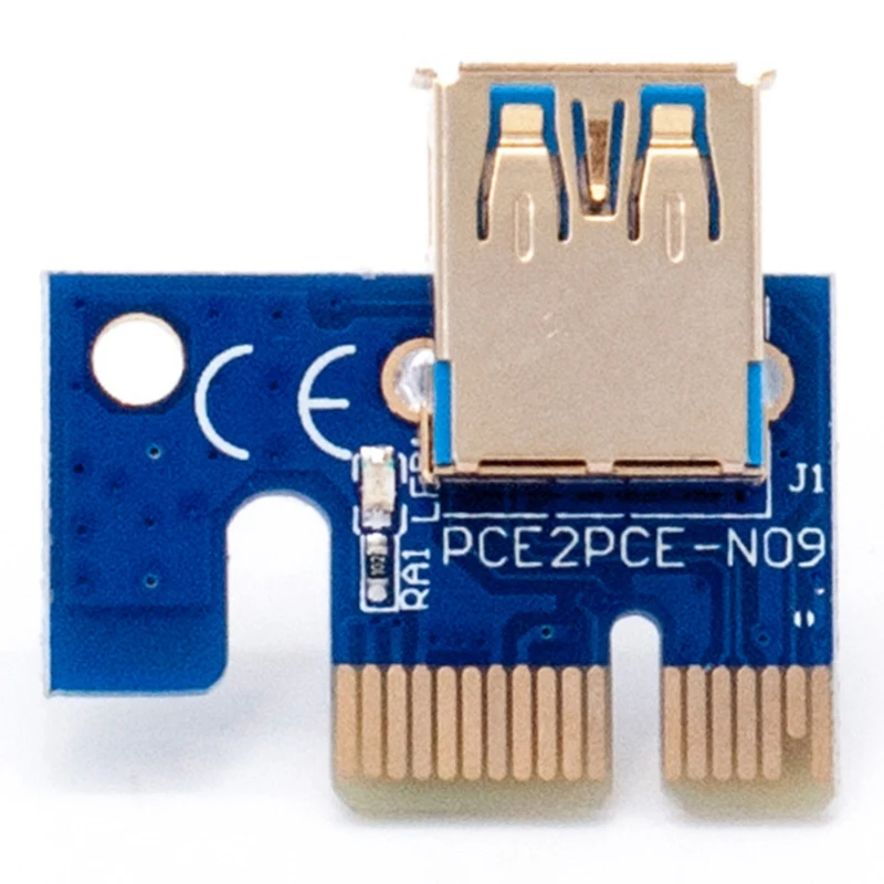 

5 PCS PCI-E 6-Pin To Dual Power Splitter Cable & 1 Set Adapter Cable Gold-Plated Image Card Adapter Board