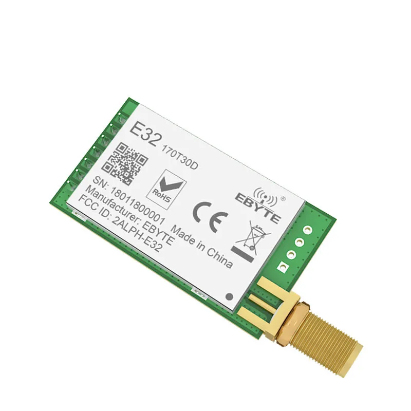E32 170T30D SX1278 модуль LoRa RF UART 170 МГц 30dBm 1 Вт 8 0 км Беспроводной приемопередатчик
