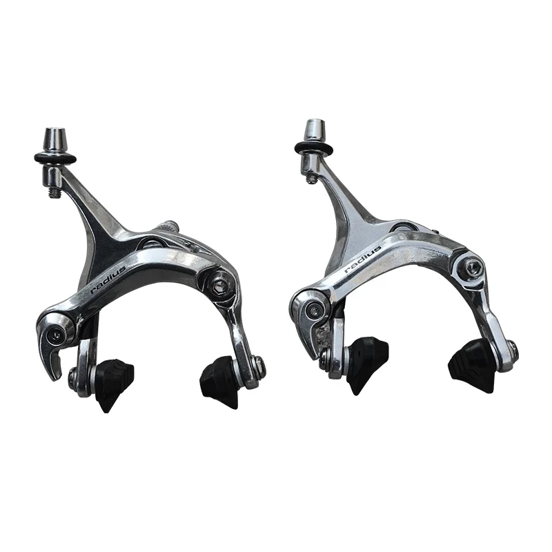 1 Pair Fixed Gear Bike Brake Dual Pivot Calipers Bicycle Racing Aluminum Side Pull V-brake Front Rear Fixie Cheap Free Shipping