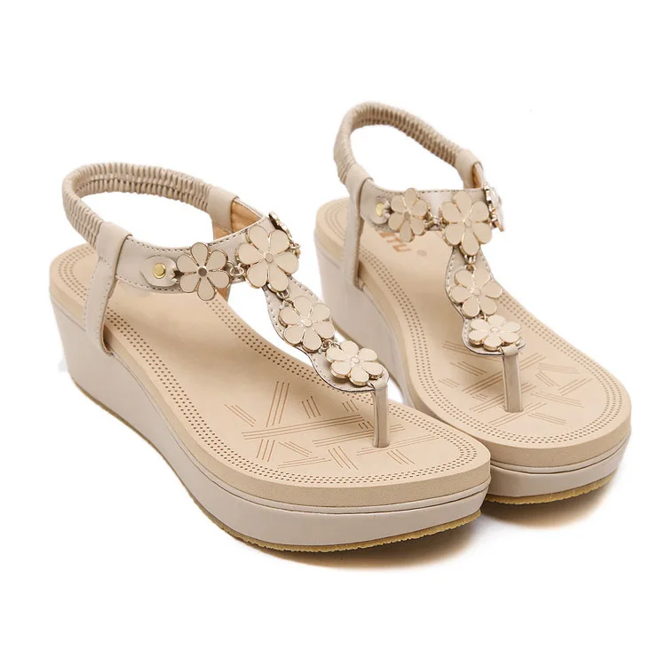 

2021 Summer New Women Sandals High Quality Casual Wedge Sandal Female Beach Shoes Woman Gladiator Plus size