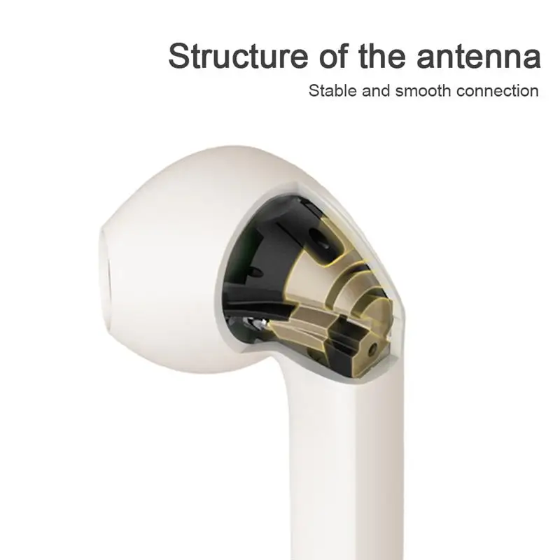 

EDIFIER Lollipods Plus Headphones Wireless V5.0 Bluetooth-Compatible Noise-canceling Semi-in-ear Waterproof Bilateral Stereo