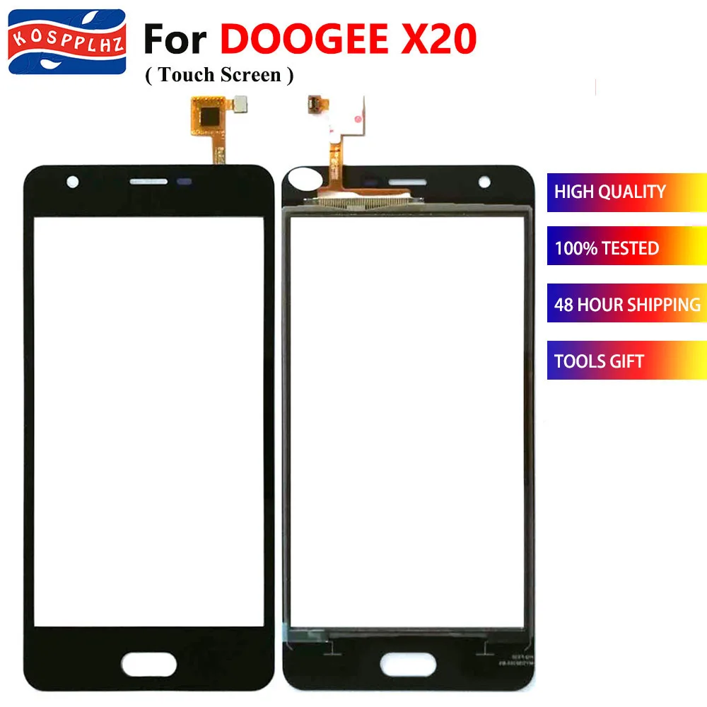 100% новый Экран Заменить Для Doogee X20 сенсорный внешний Стекло Панель объектив для