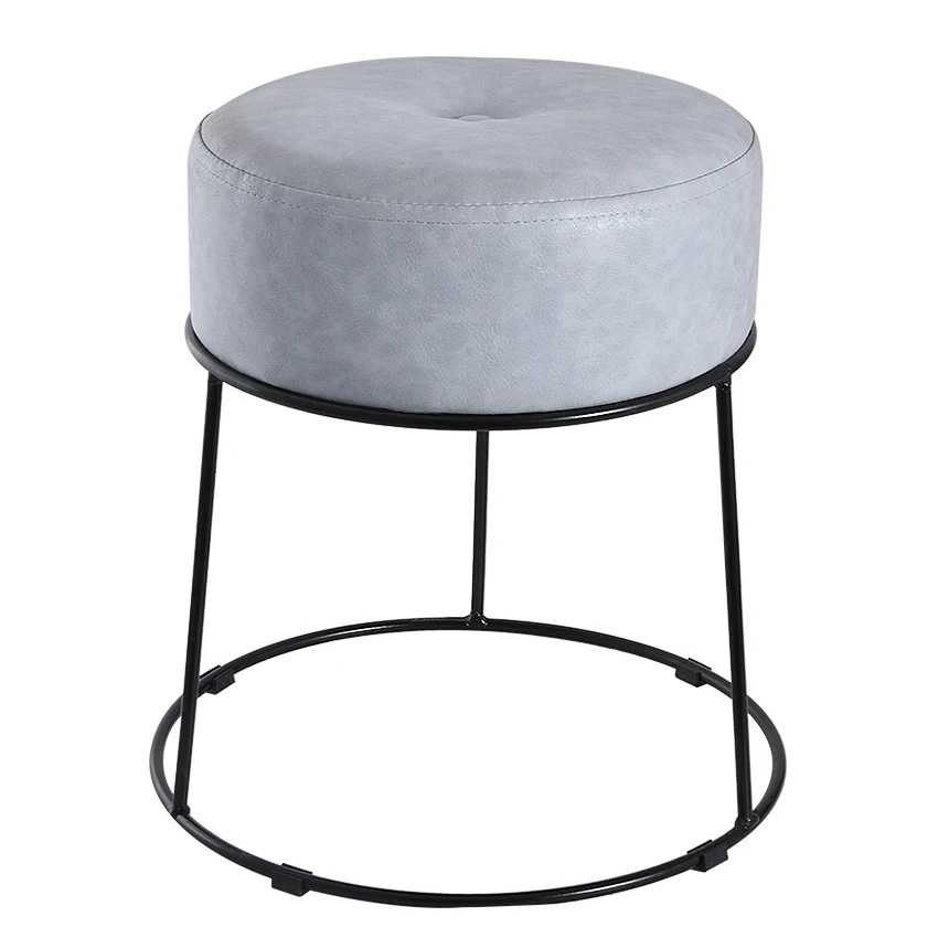 JD012 современный минималистичный круглый табурет портативный Штабелируемый