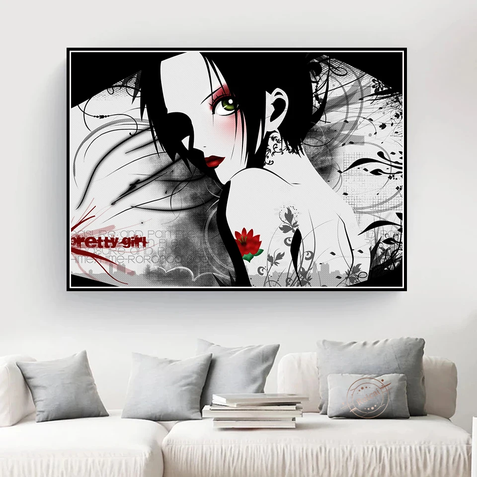 

Nana Poster Canvas Art Painting Wall Pictures HD Prints Anime Role Unframed For Living Room Home Decor