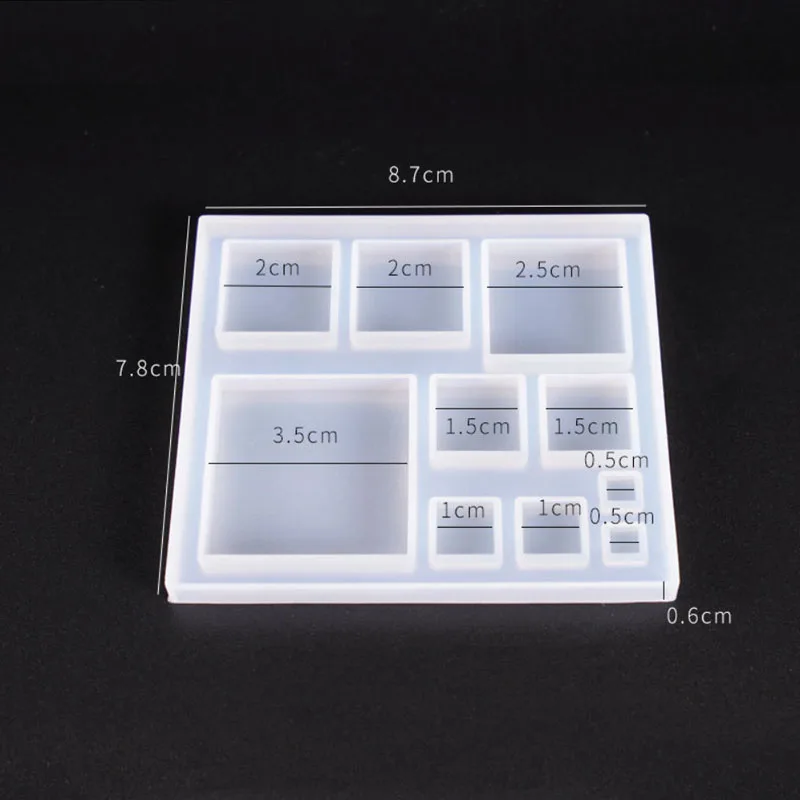 

Форма для эпоксидной смолы BEOULORY, квадратная, силиконовая, снежинки