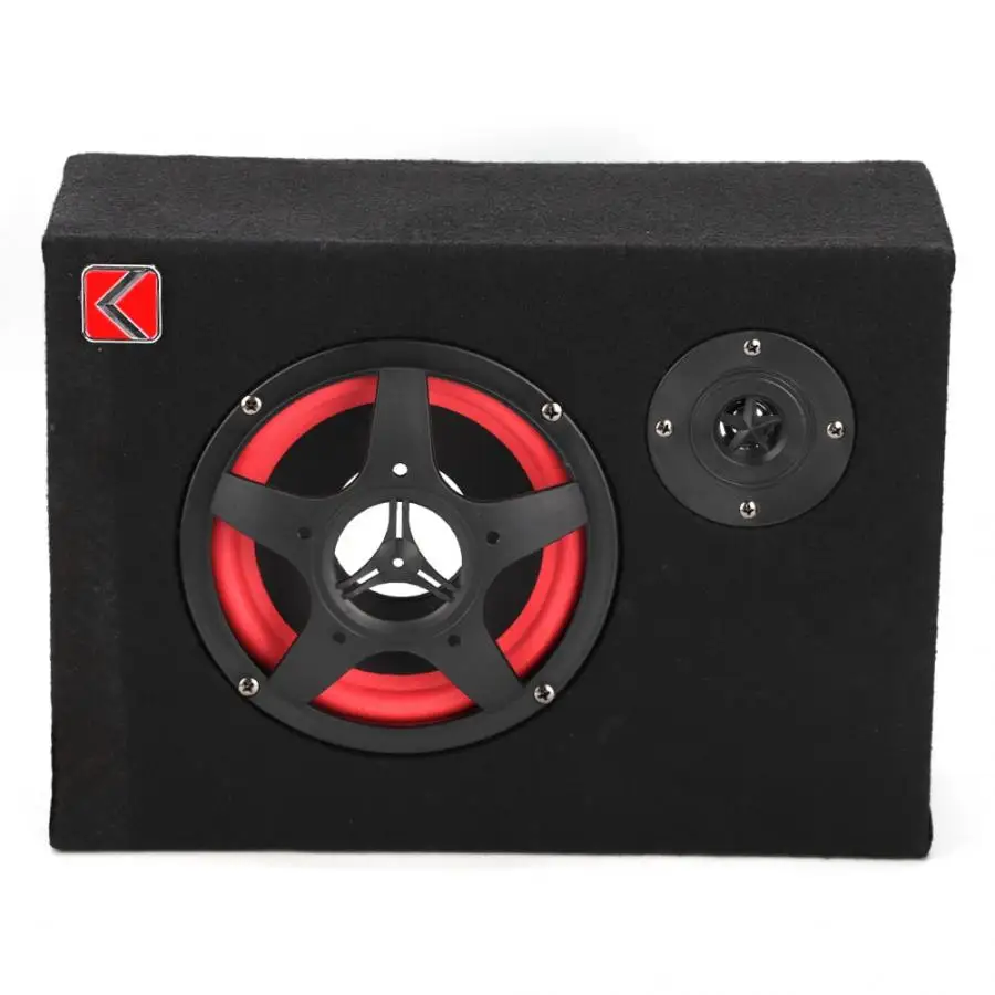 8 дюймов автомобиля квадратный усилитель сабвуфера Динамик активный тонкий бас