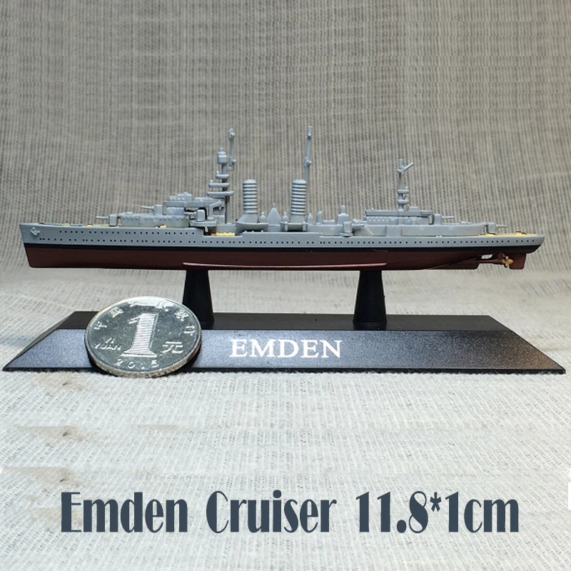 Battleship World немецкий флот Corvette Cruiser Emden модель 1:1250 11 см статическая демонстрационная