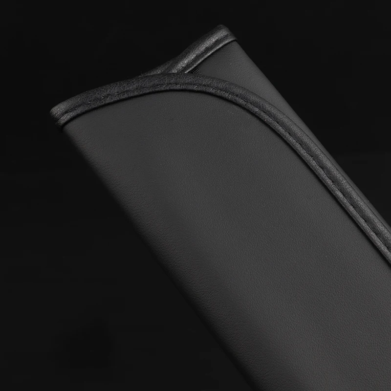 2 шт. автомобильный кожаный ремень безопасности Подушка для ремней Чехол ремня