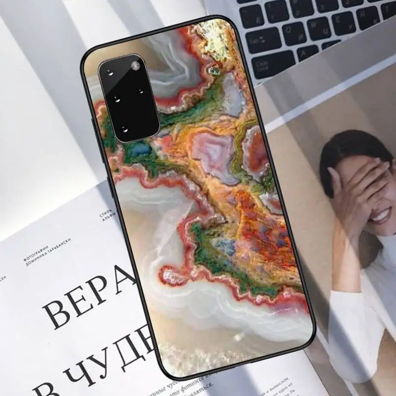

Colored marble Phone Case For Samsung galaxy S 7 8 9 10 20 edge A 6 10 20 30 50 51 70 note 10 plus